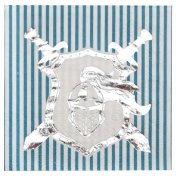 20 Serviettes chevalier papier 25 x 25 cm