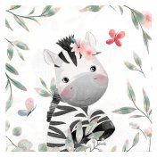 20 Serviettes jetables explorateur safari 33 cm 