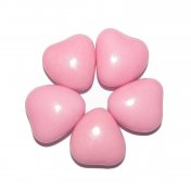 Dragées chocolat mini coeurs rose nacré 250 Gr