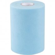 Rouleau de Tulle Bleu ciel 100 metres x 15 cm