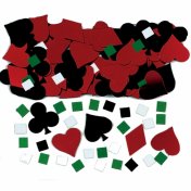 Confettis de Table Mariage Poker ou Casino 
