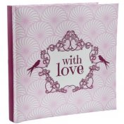 Livre d'or "With Love" rose