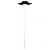 Moustaches en bois sur tige par 2 pièces