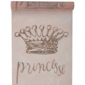 Chemin de table Princesse rose pastel